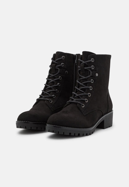 Anna Field Lace-Up Ankle Boots - Black