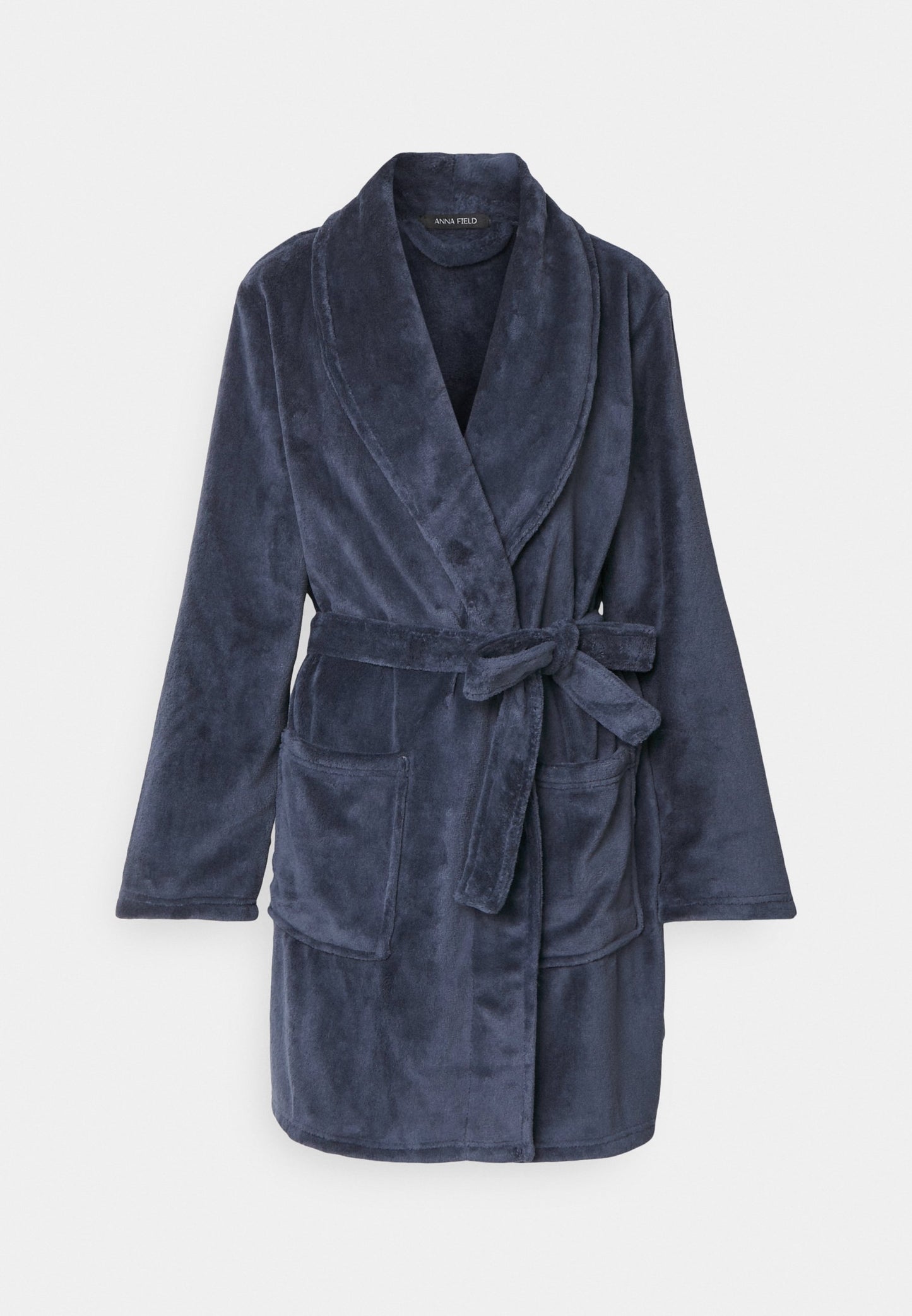 Anna Field Dressing Gown - Dark Blue