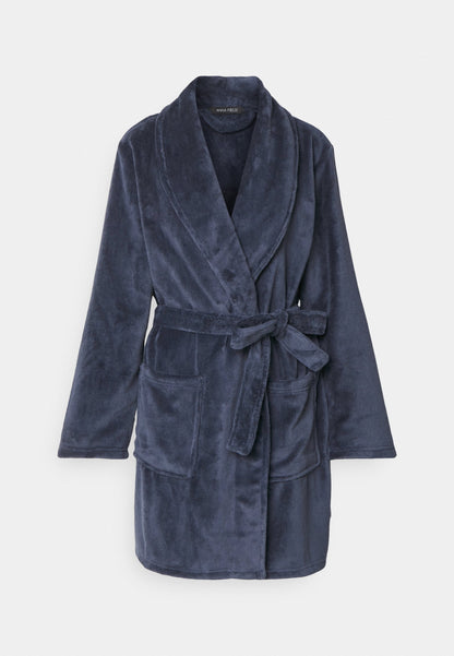 Anna Field Dressing Gown - Dark Blue