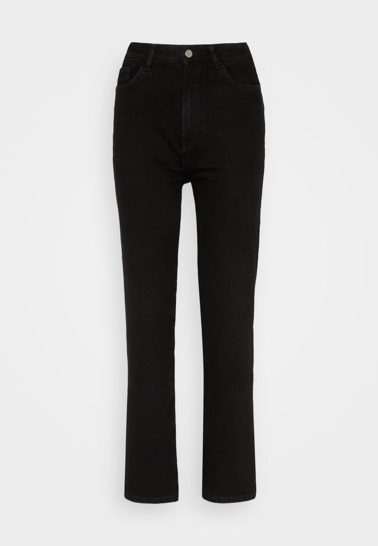 Anna Field Straight Leg Jeans - Black Denim