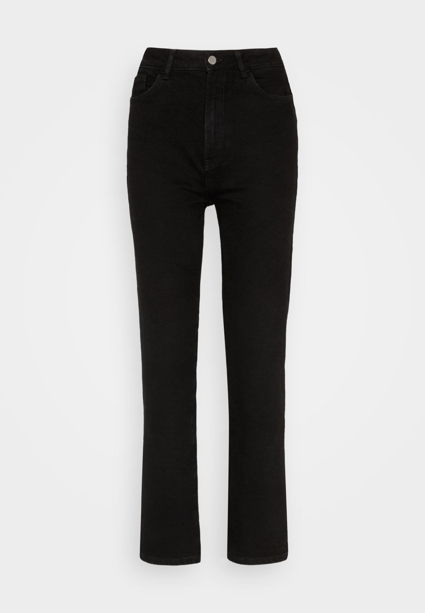 Anna Field Straight Leg Jeans - Black Denim