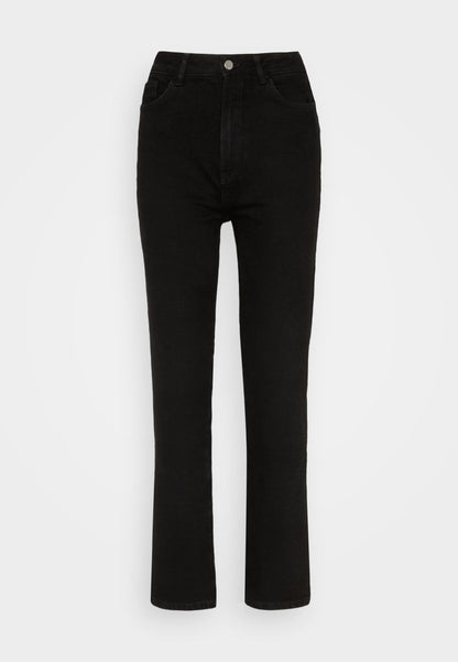 Anna Field Straight Leg Jeans - Black Denim