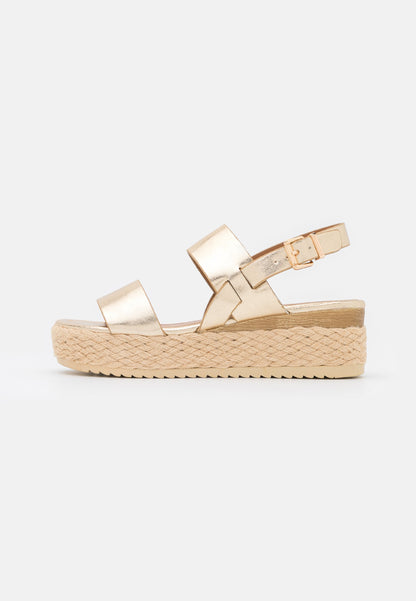 Anna Field Espadrilles - Gold