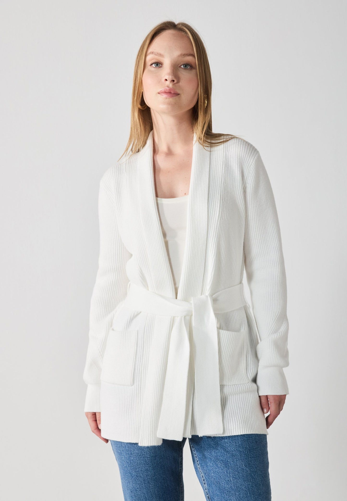 Anna Field Cardigan - White