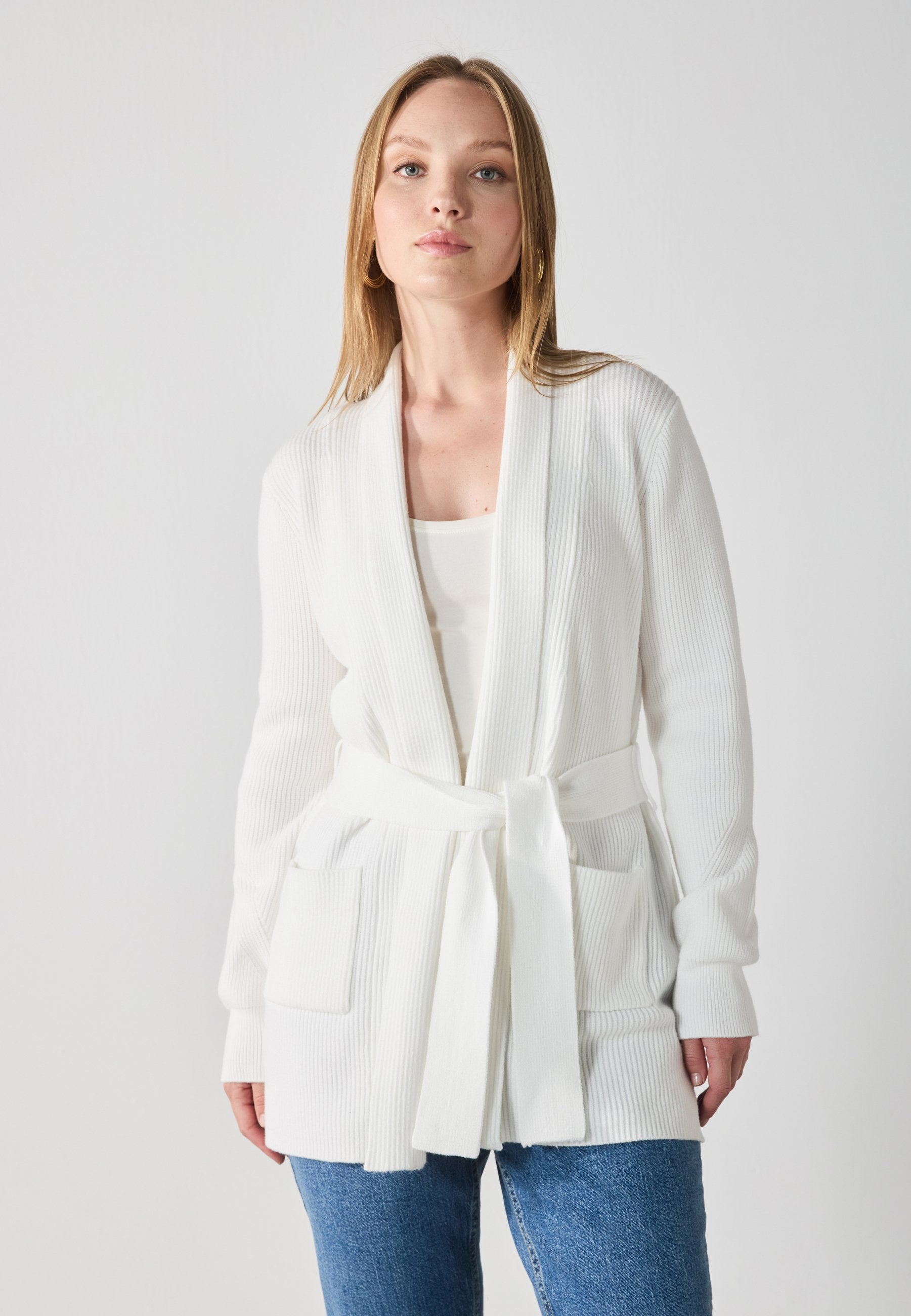 Anna Field Cardigan - White