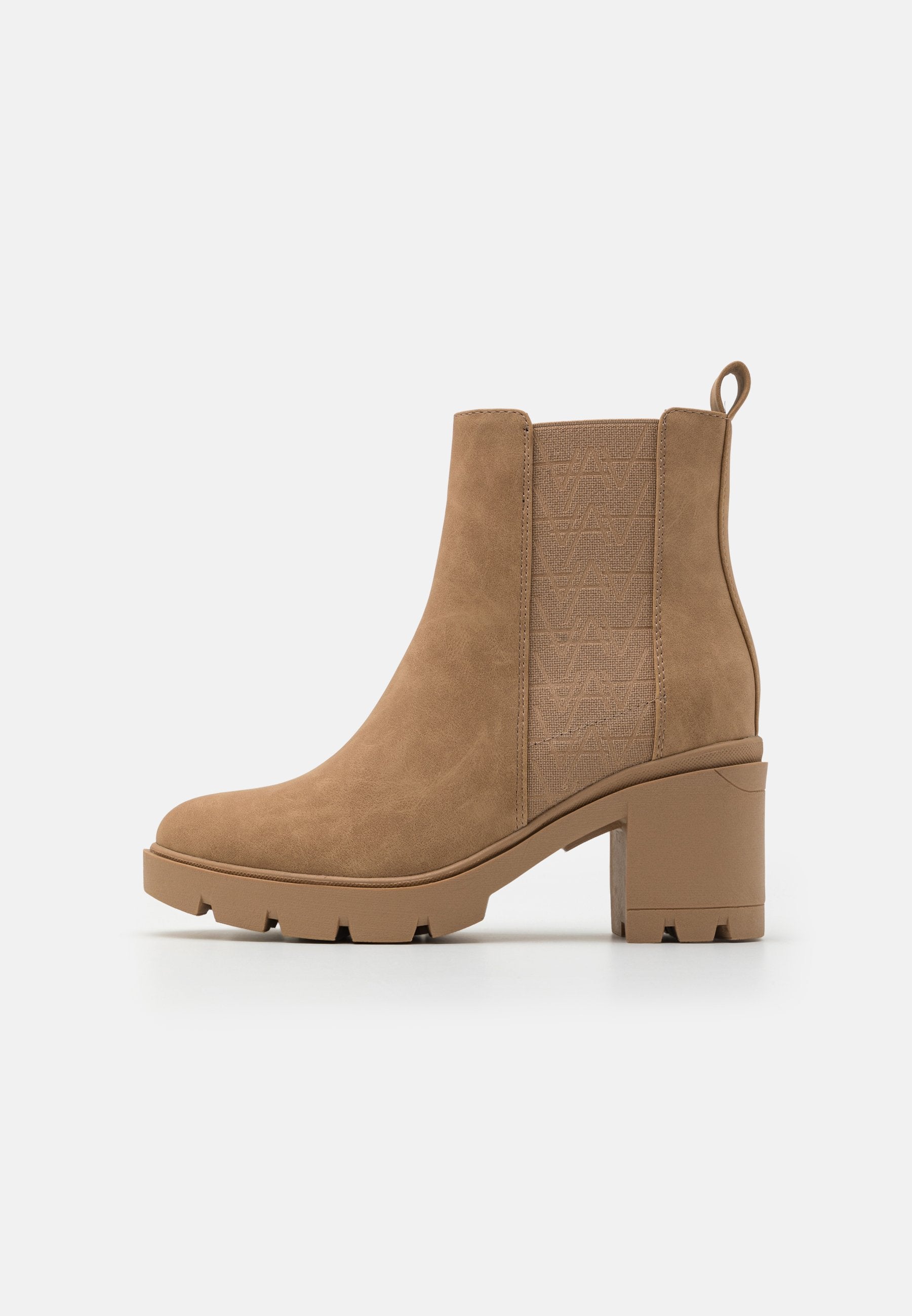 Anna Field Platform Ankle Boots - Taupe