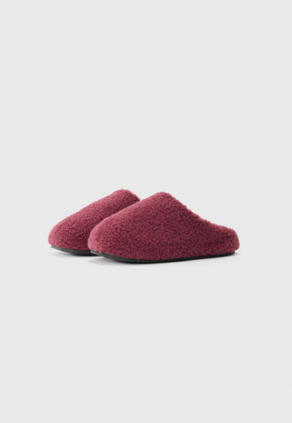 Anna Field Slippers - Burgundy