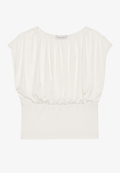 Anna Field Basic T-shirt - Egret