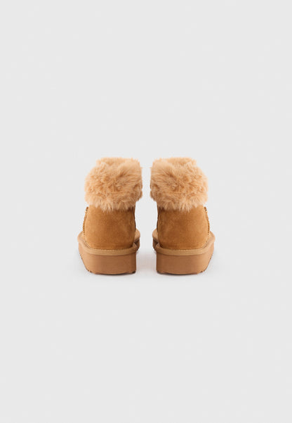 Anna Field LEATHER - Winter Boots - Cognac