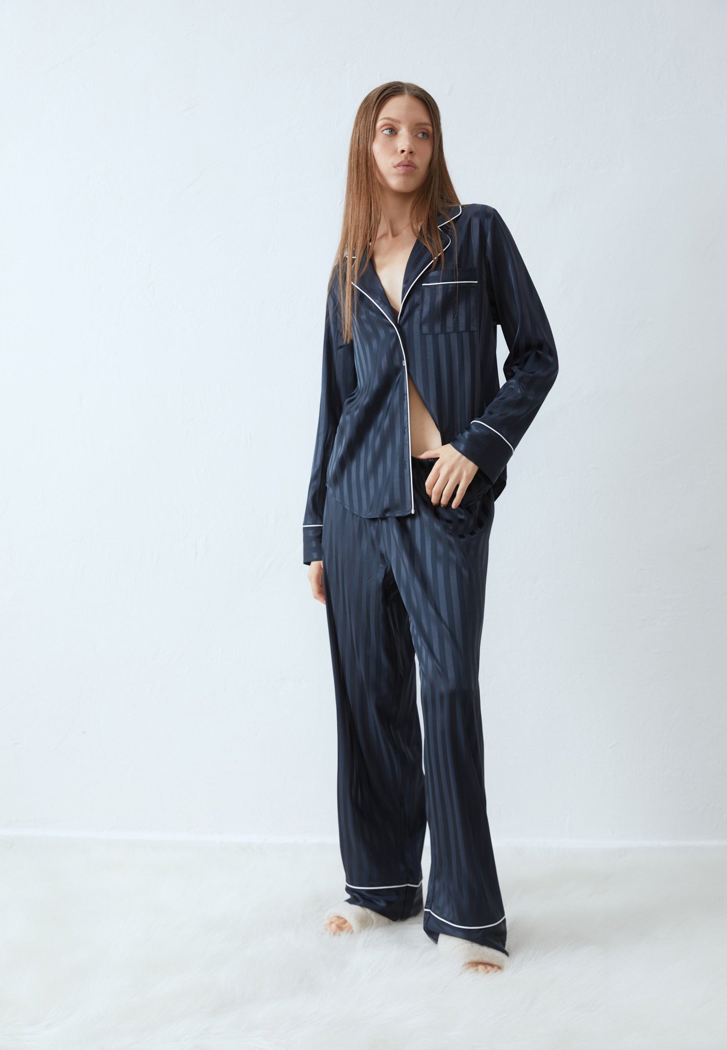Anna Field SET - Pyjamas - Dark Blue