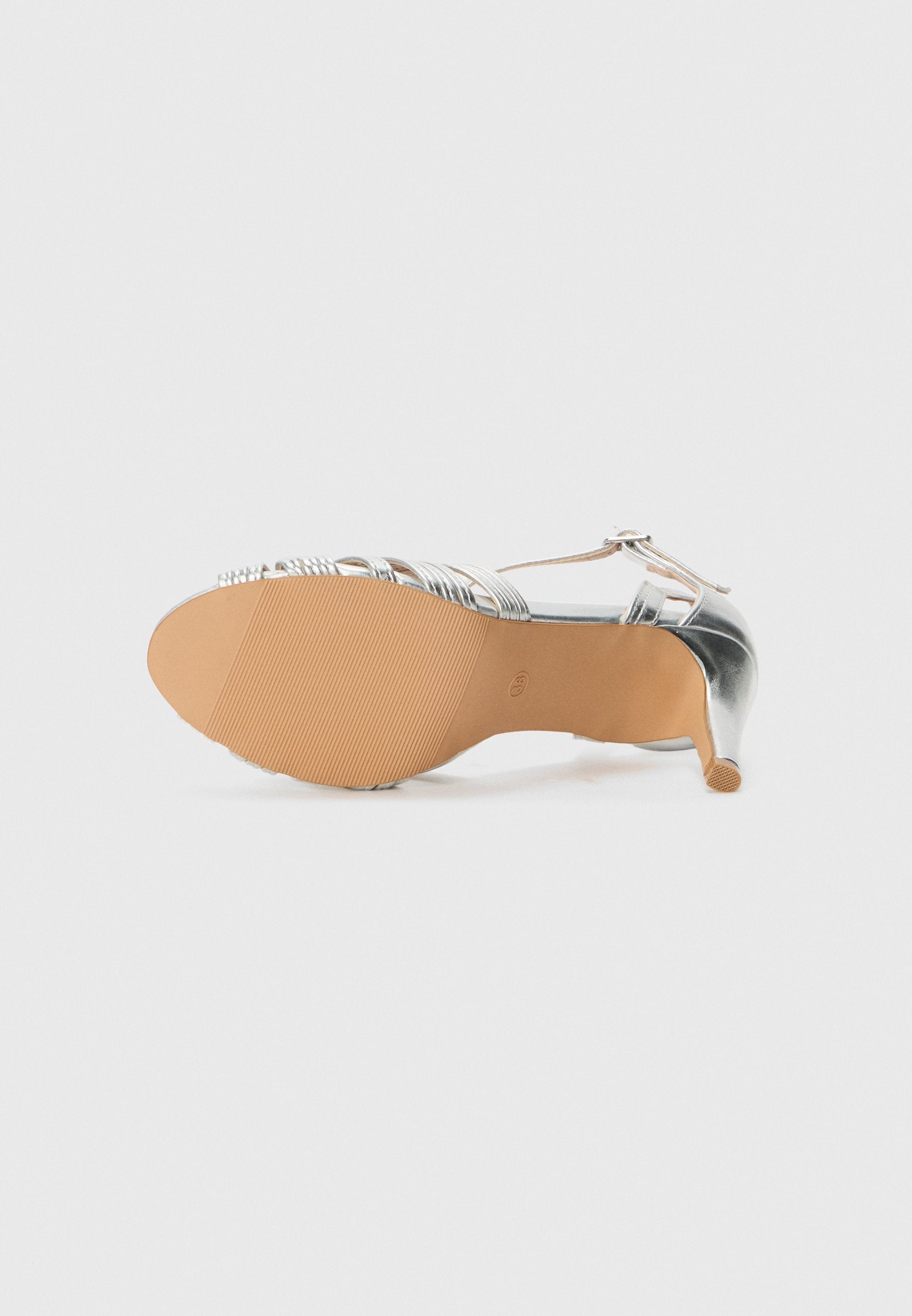 Anna Field High Heeled Sandals - Silver-coloured