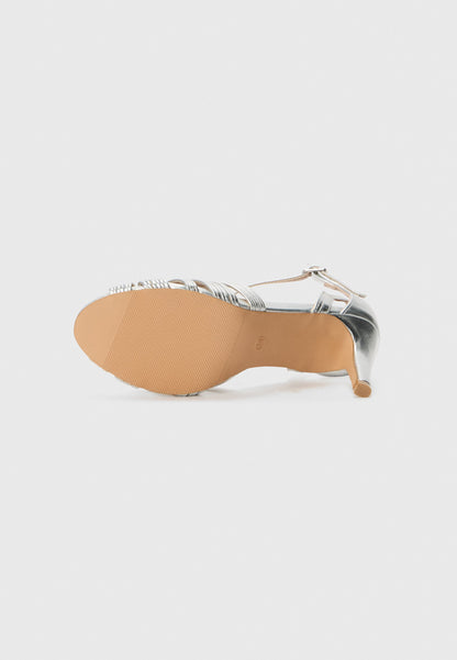Anna Field High Heeled Sandals - Silver-coloured