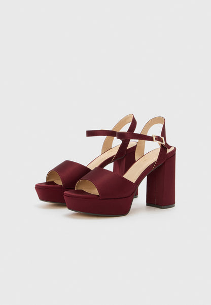 Anna Field Platform Sandals - Bordeaux