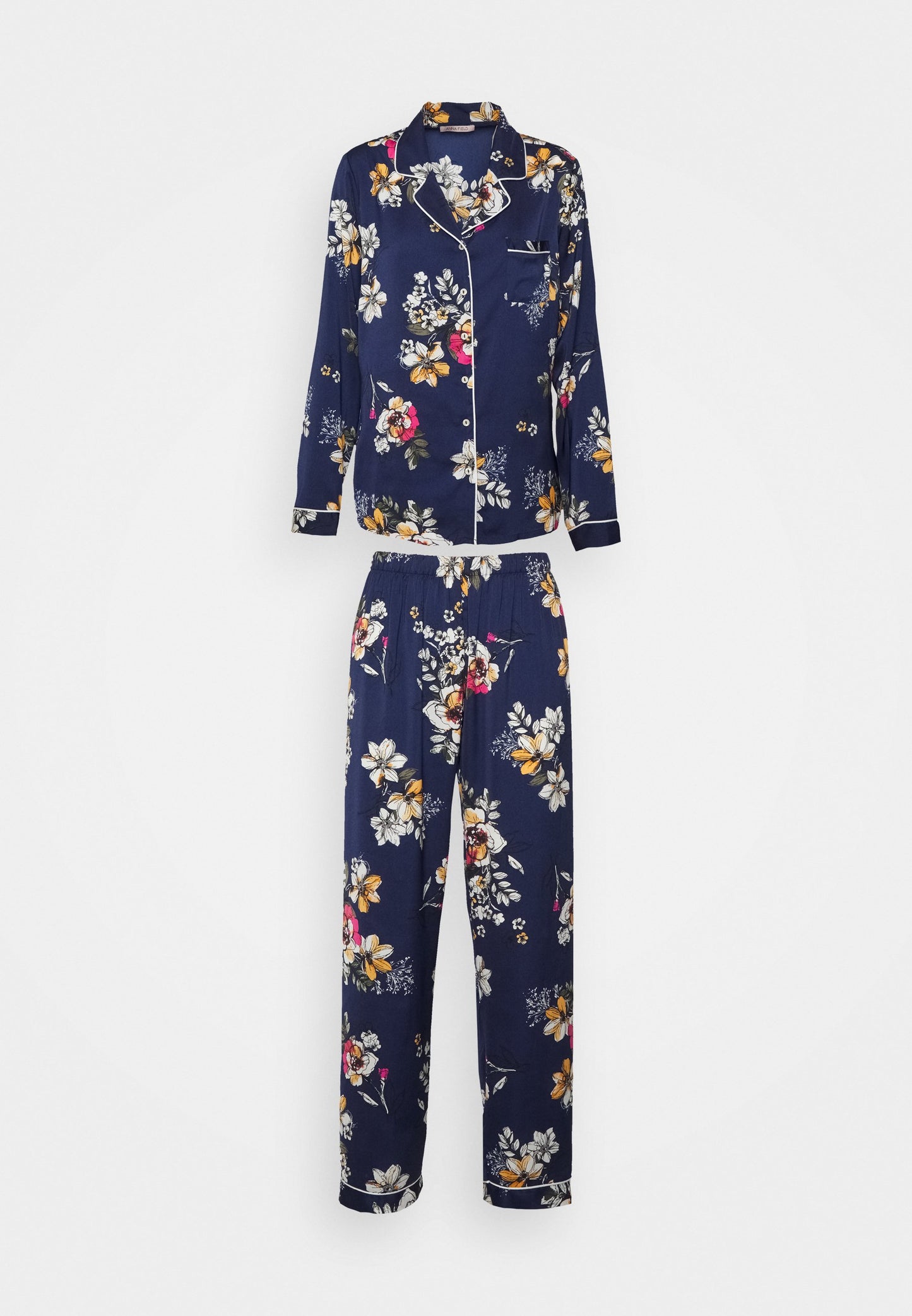 Anna Field Set - Pyjamas - Dark Blue