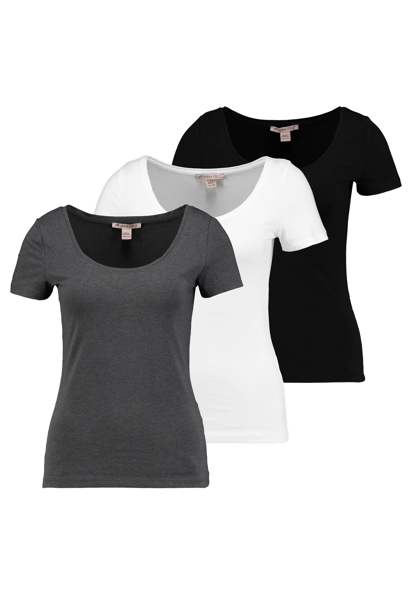 Anna Field 3 Pack - Basic T-Shirt
