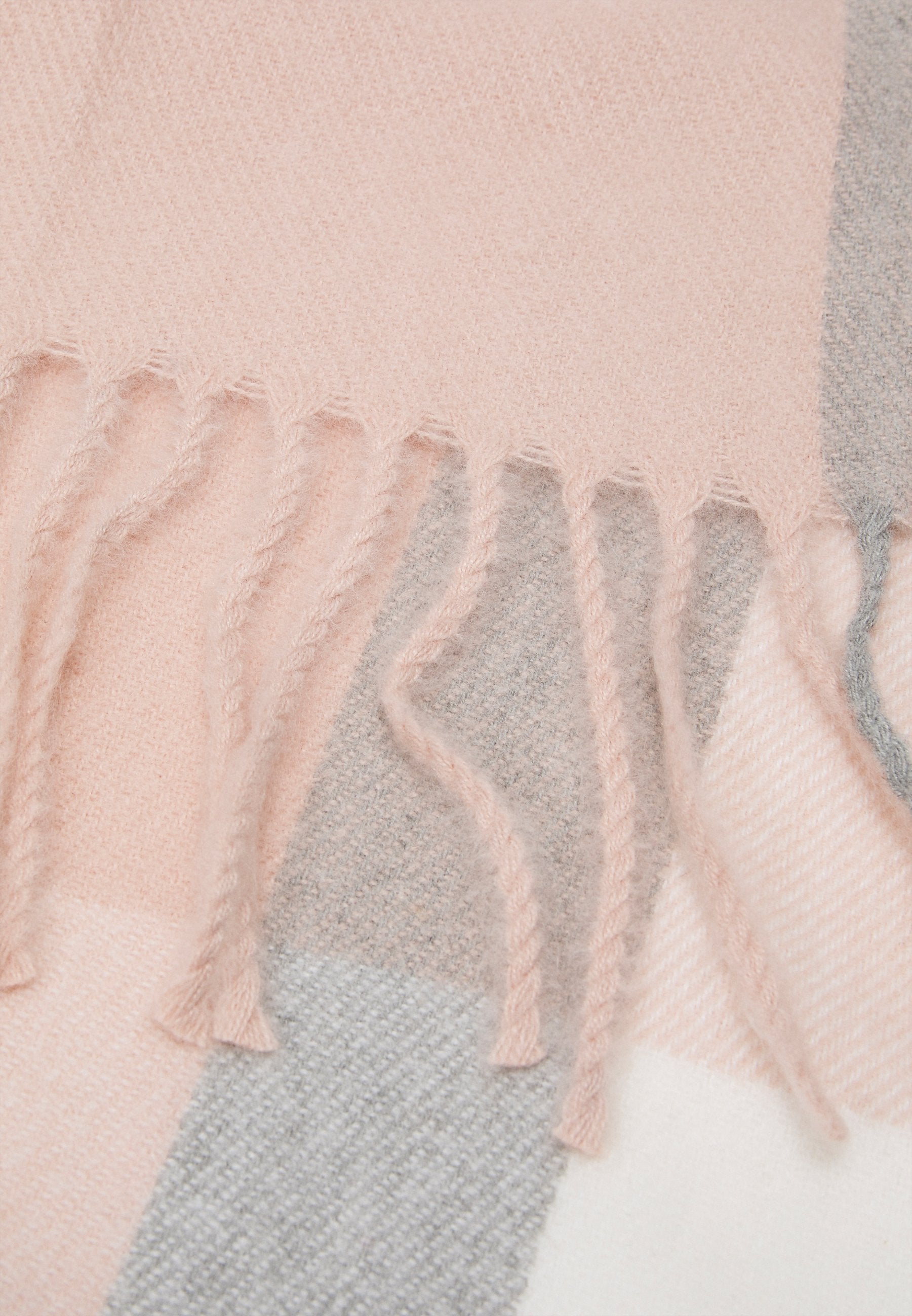 Anna Field Scarf - Pink/grey/off-white