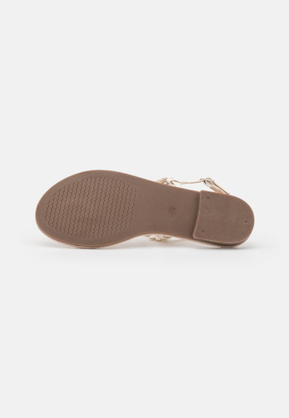 T-Bar Sandals - White