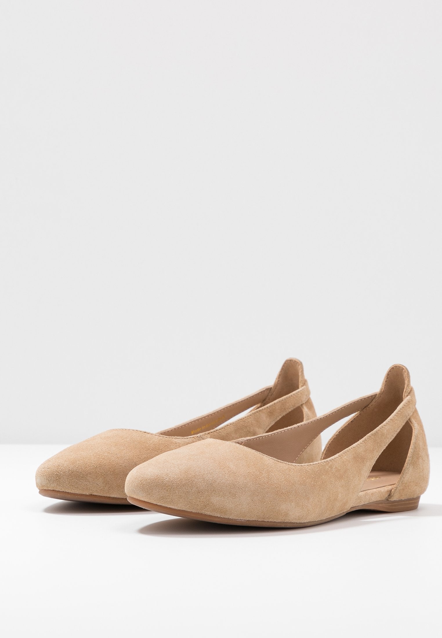  Leather- Ballet Pumps - Beige
