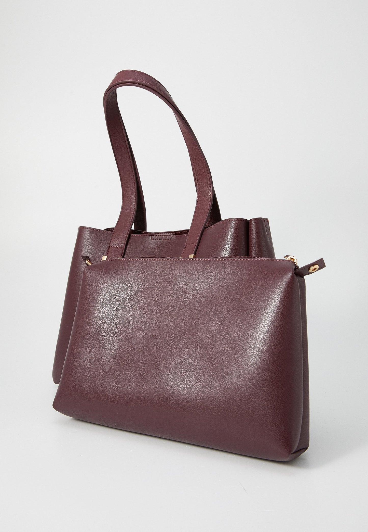 Anna Field SET - Handbag - Bordeaux