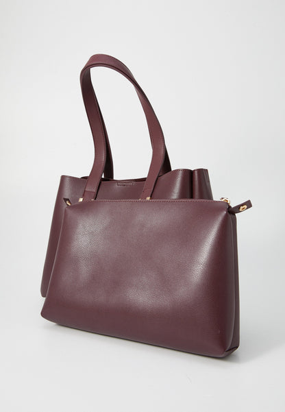 Anna Field SET - Handbag - Bordeaux
