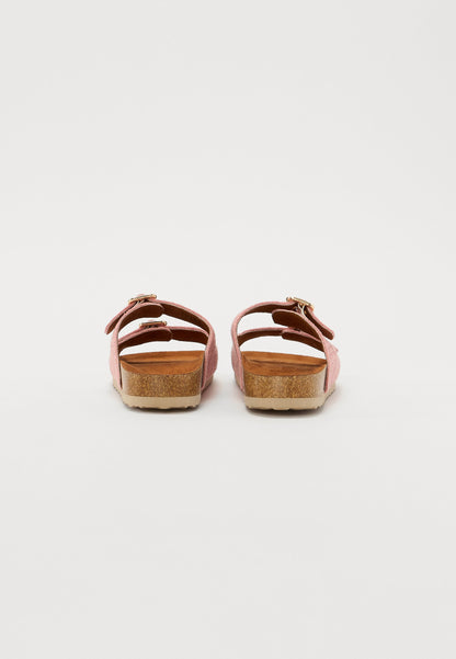 Anna Field Mules - Light Rose