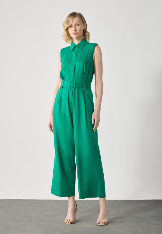 Anna Field LINEN JUMPSUIT - Jumpsuit - Green