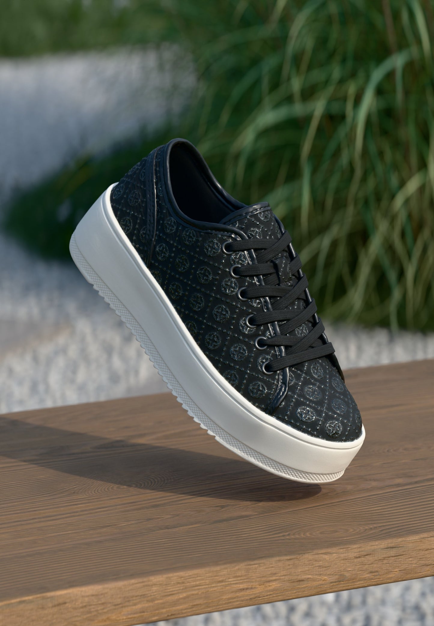 Anna Field Trainers - Black/silver-coloured