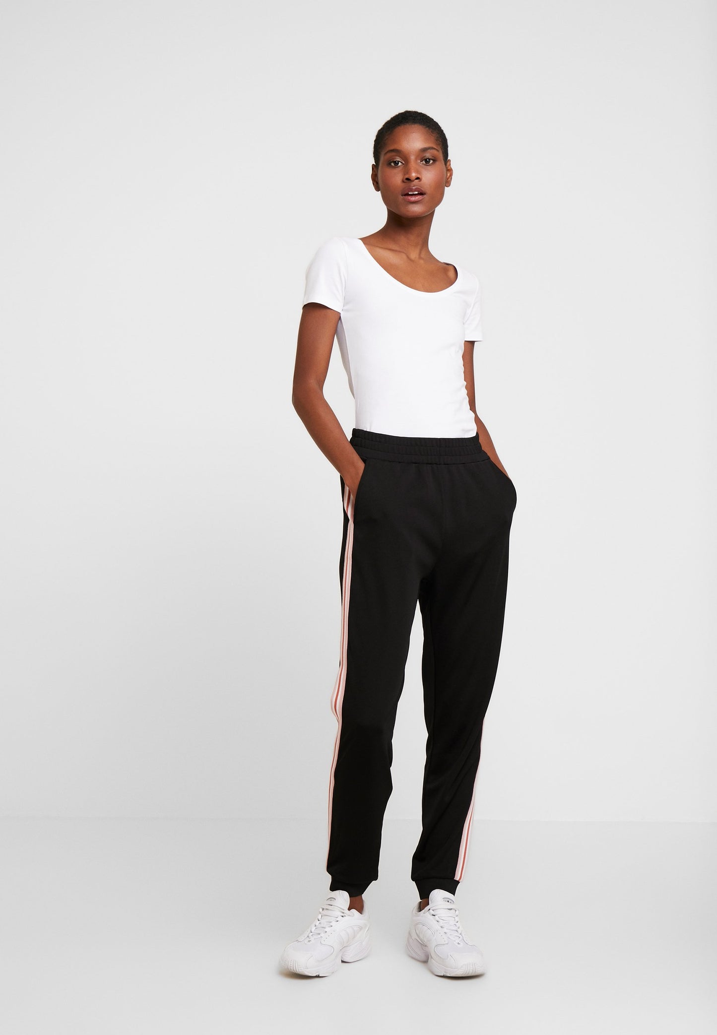 Anna Field 2 Pack- Basic T-Shirt - Black/White