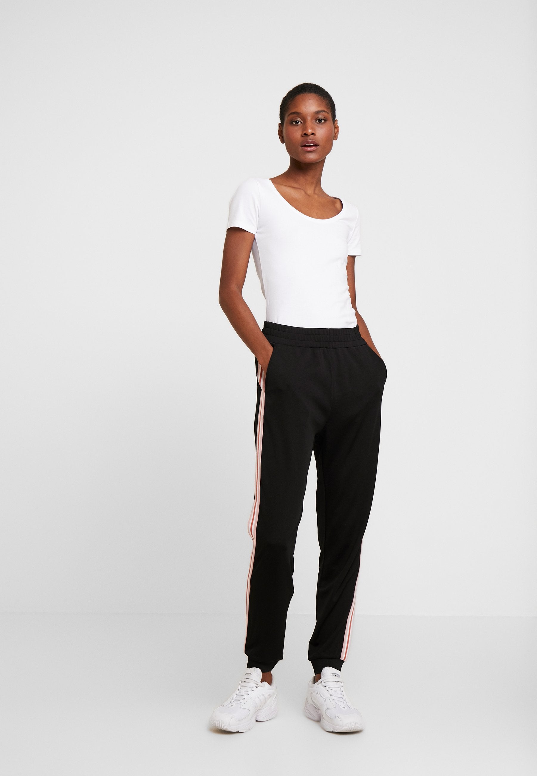Anna Field 2 Pack- Basic T-Shirt - Black/White