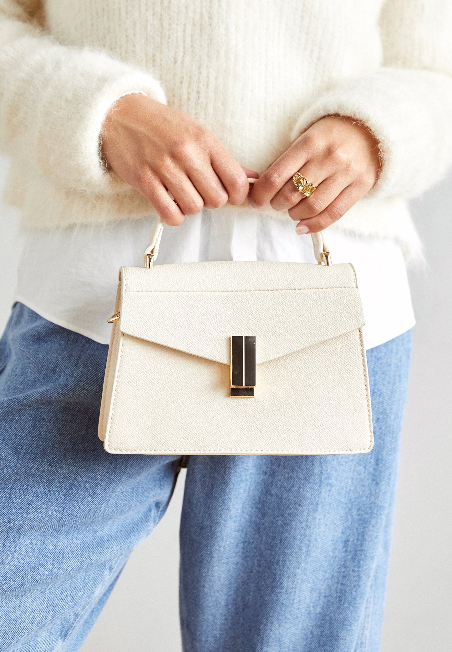 Anna Field Handbag - Off-white