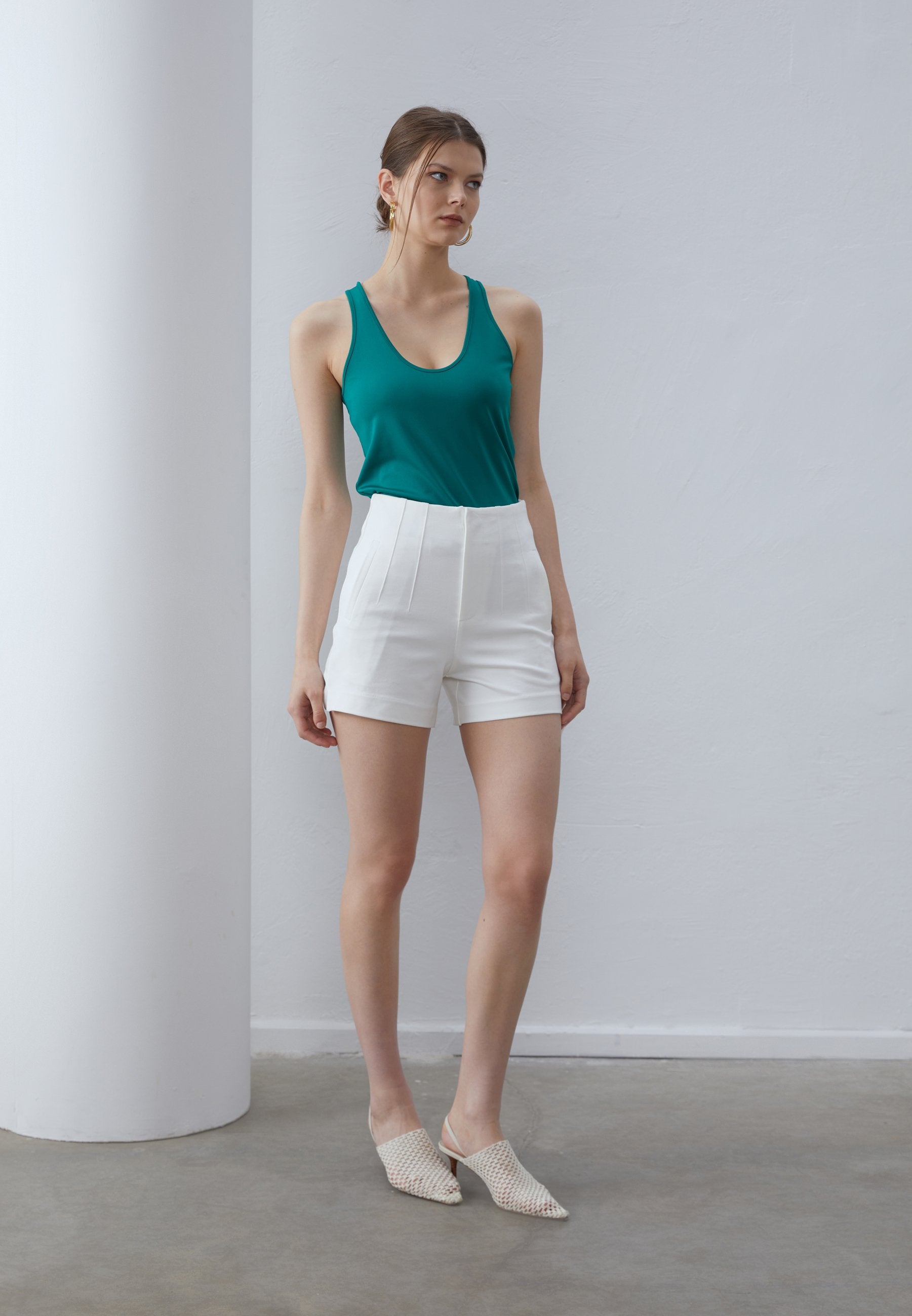 Anna Field Shorts - Off-white