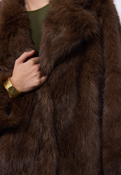 Anna Field Winter Coat - Brown
