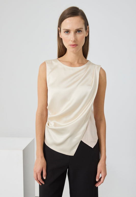 Anna Field Top - Champaigne