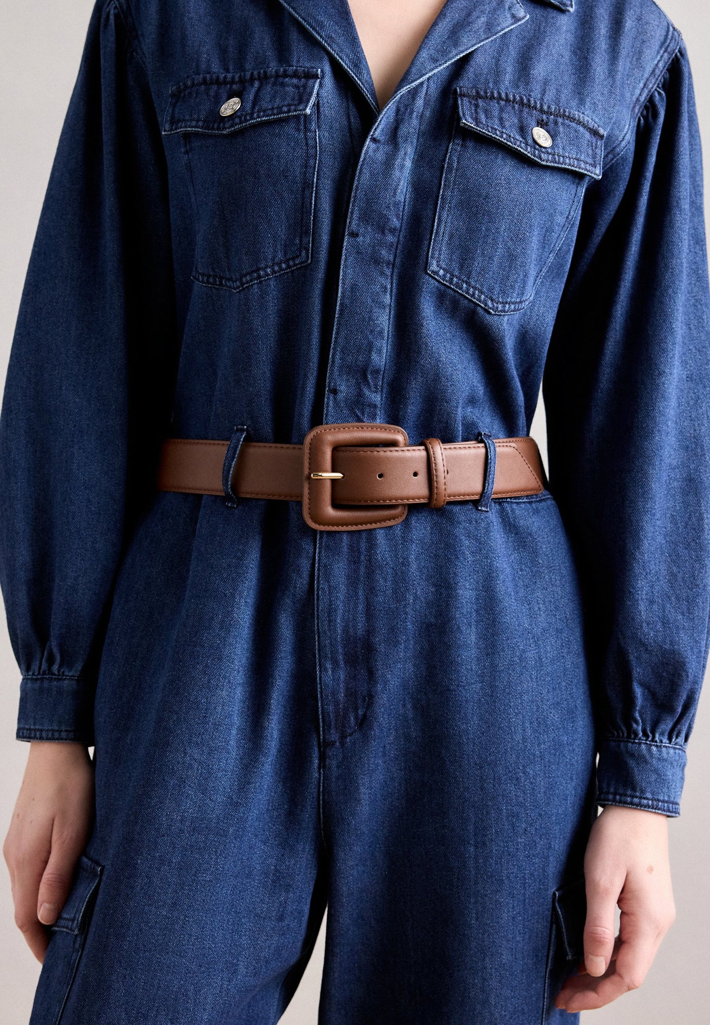 Anna Field LEATHER - Belt - Brown