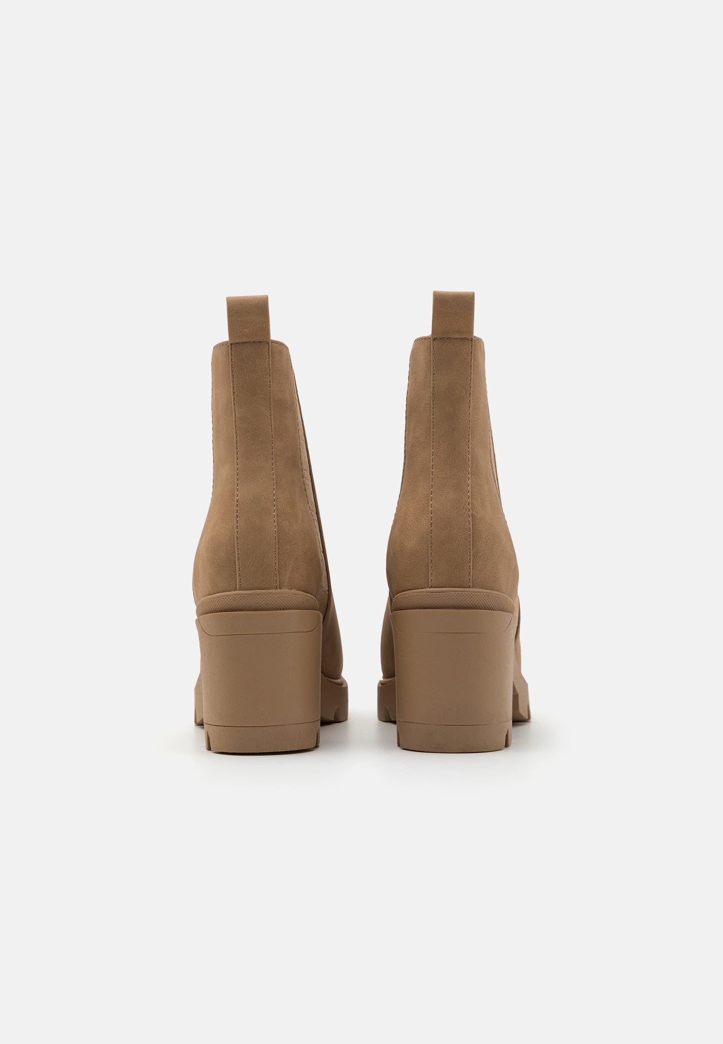 Anna Field Platform Ankle Boots - Taupe