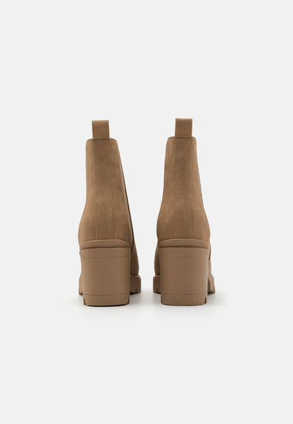 Anna Field Platform Ankle Boots - Taupe