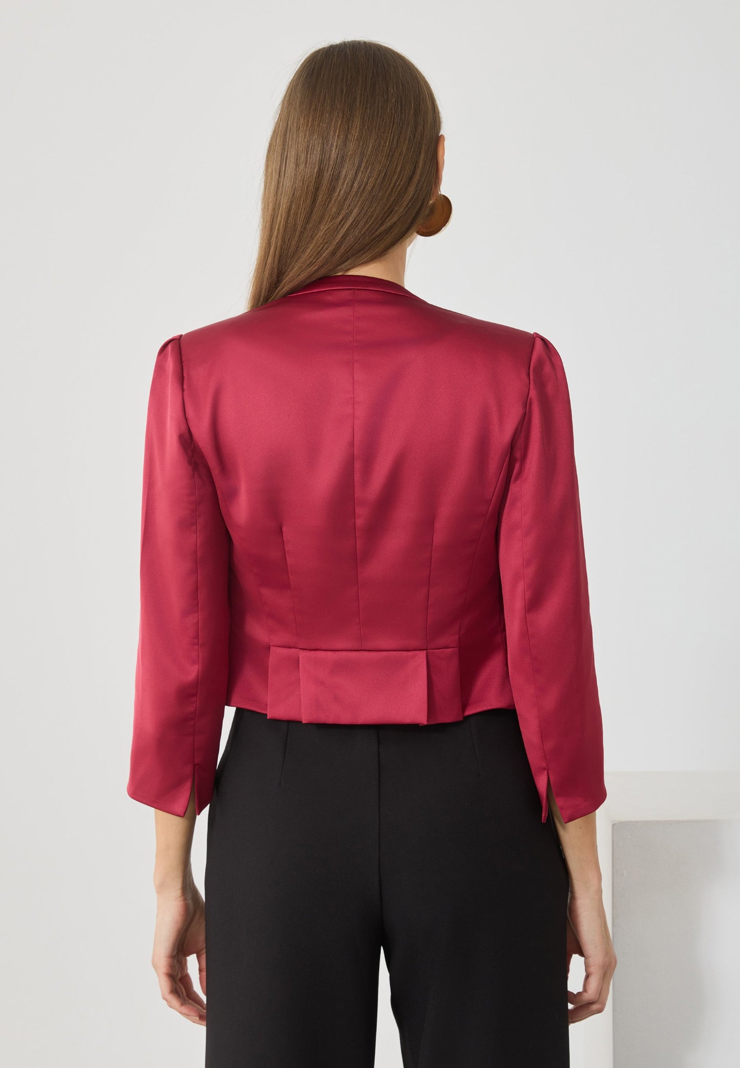 Anna Field Blazer - Bordeaux
