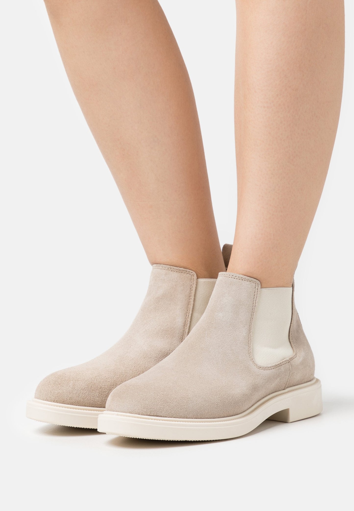  Leather - Ankle Boots - Beige