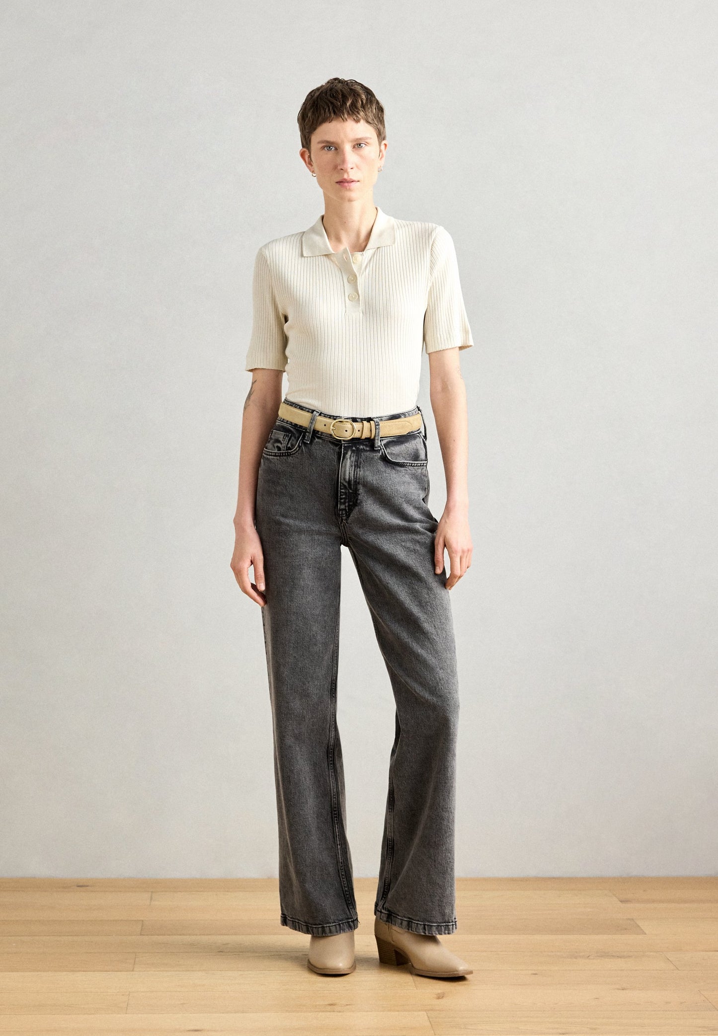 Anna Field 2 PACK - Belt - Beige/brown
