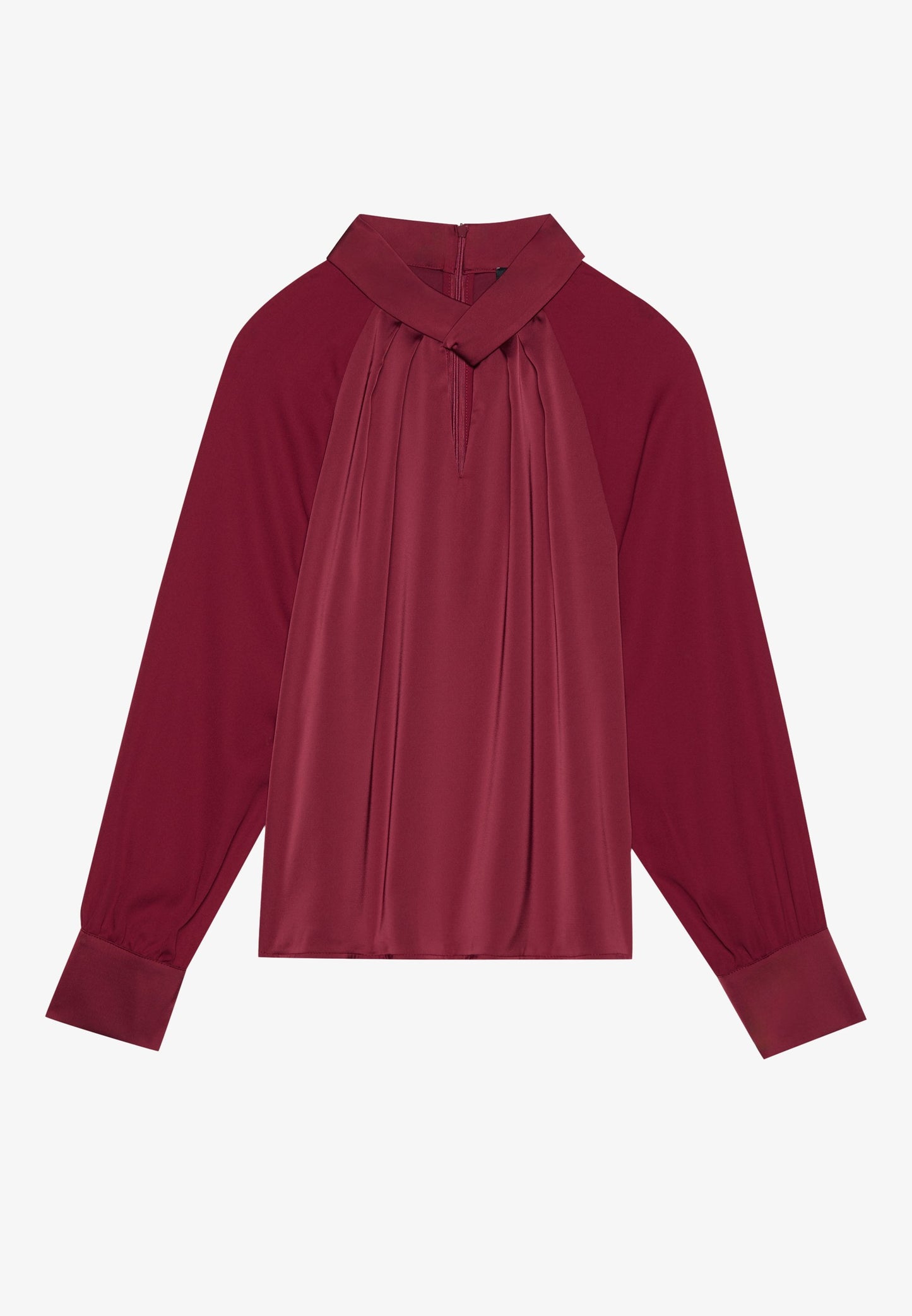 Anna Field Blouse - Dark Red