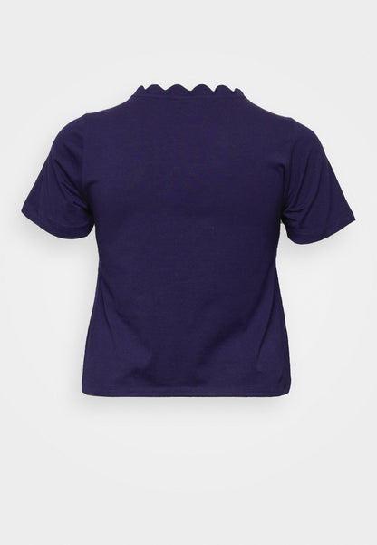  Print T-Shirt - Dark Blue