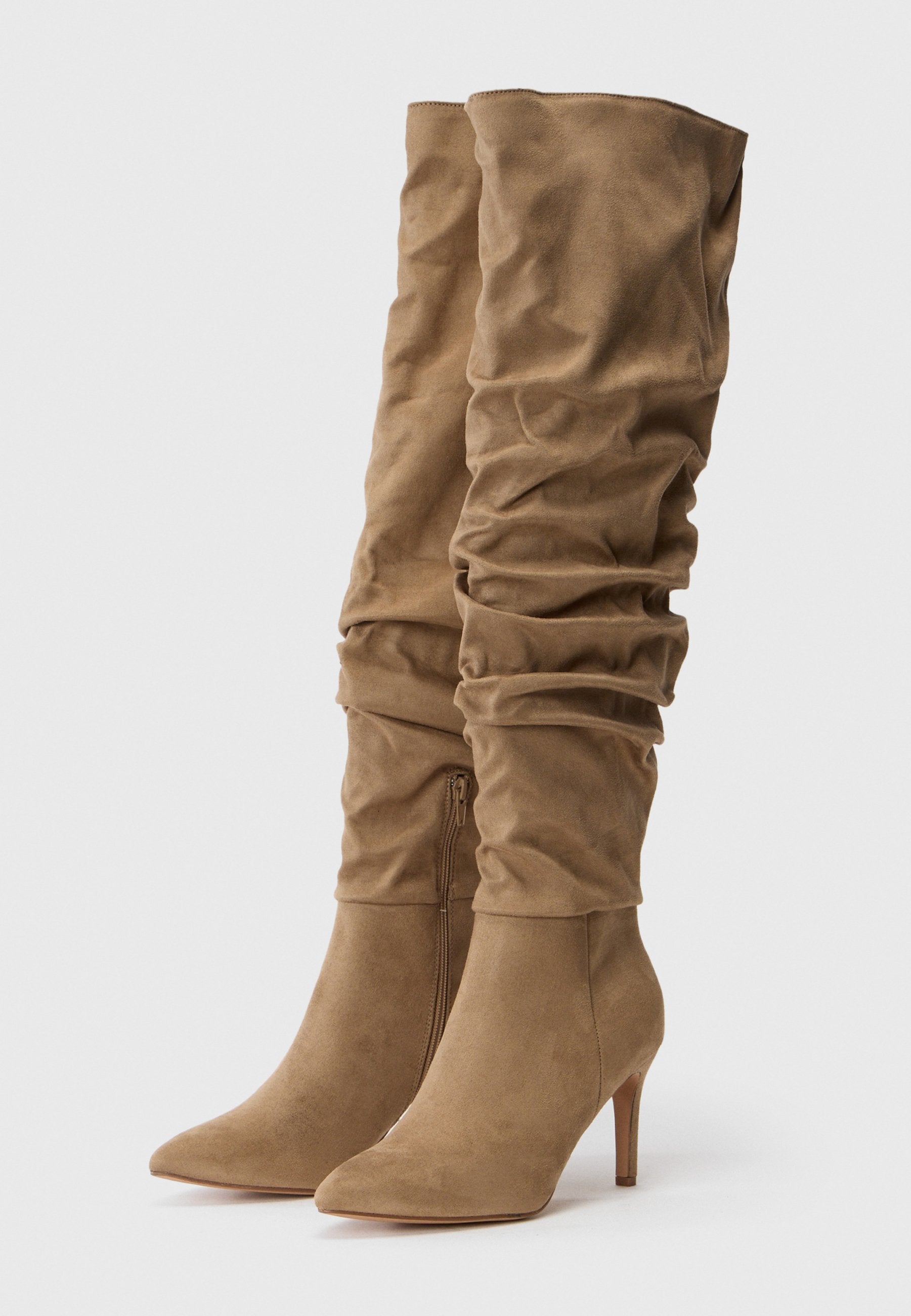 Anna Field High Heeled Boots - Taupe
