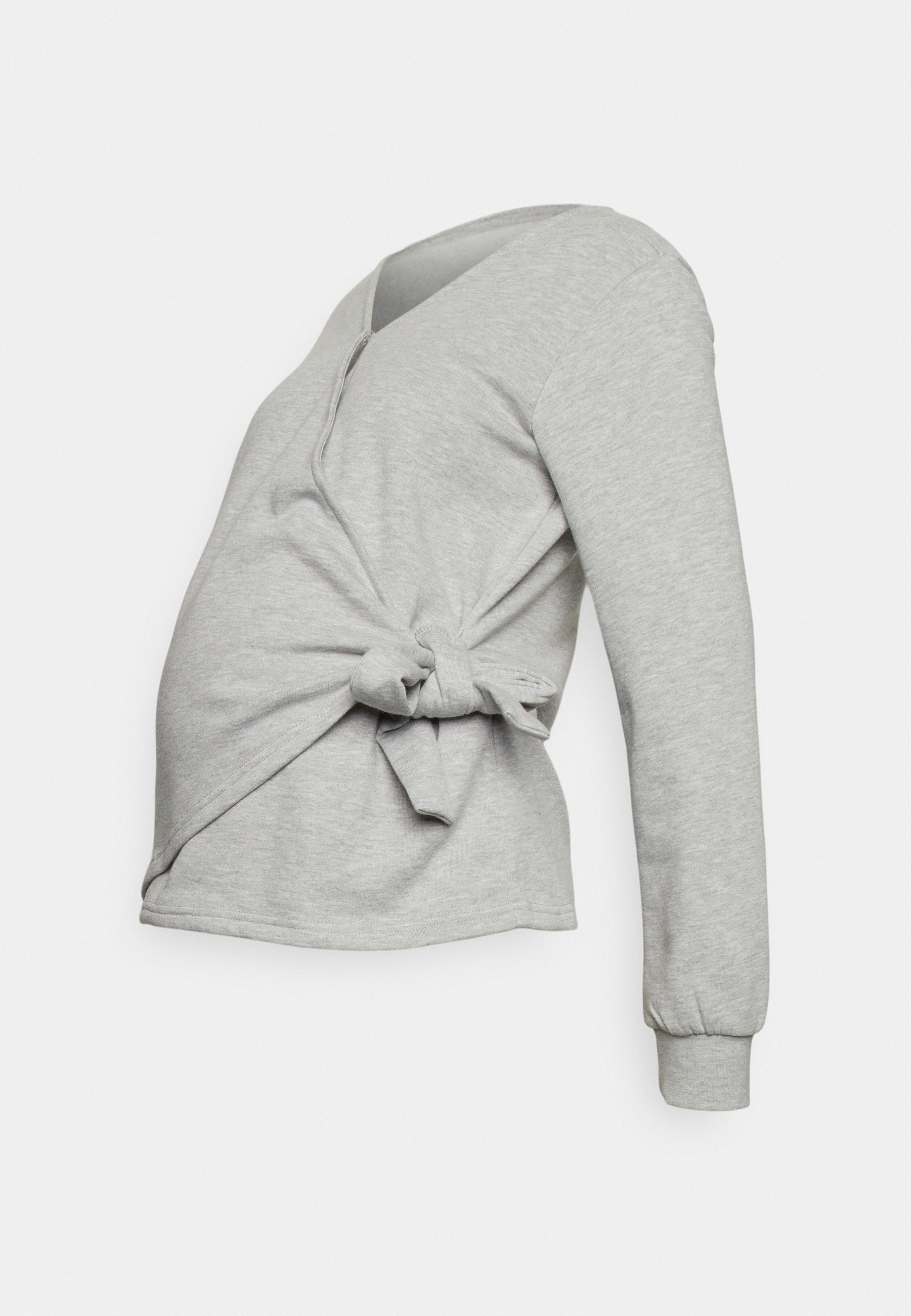  Zip-Up Sweatshirt - Mottled Light Grey