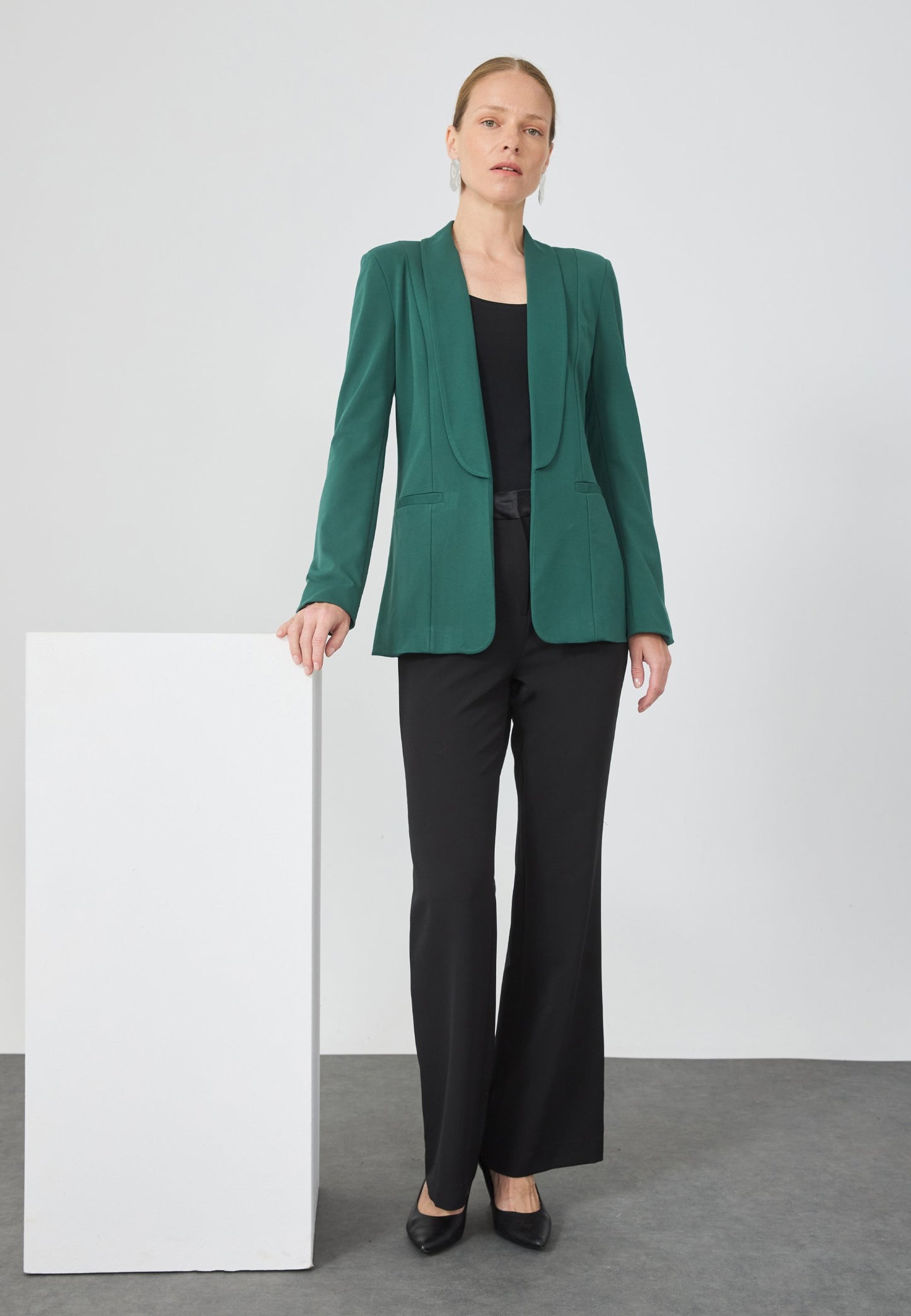Anna Field Blazer - Dark Green