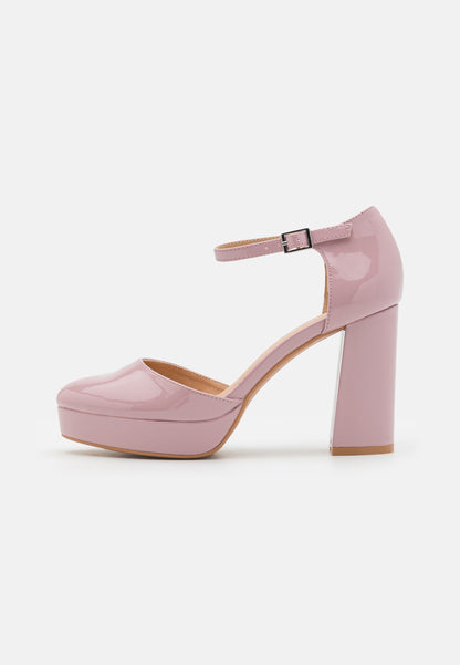 Anna Field Platform Heels - Gold