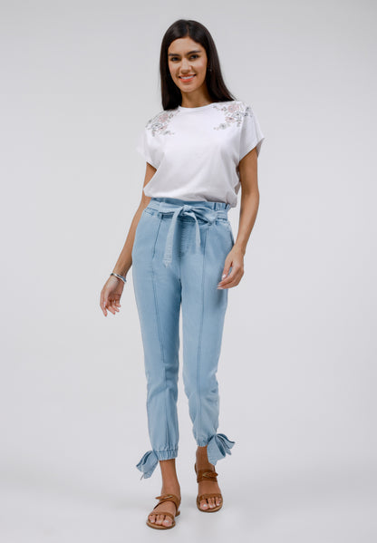 Anna Field Jeans Tapered Fit - Light Blue Wash
