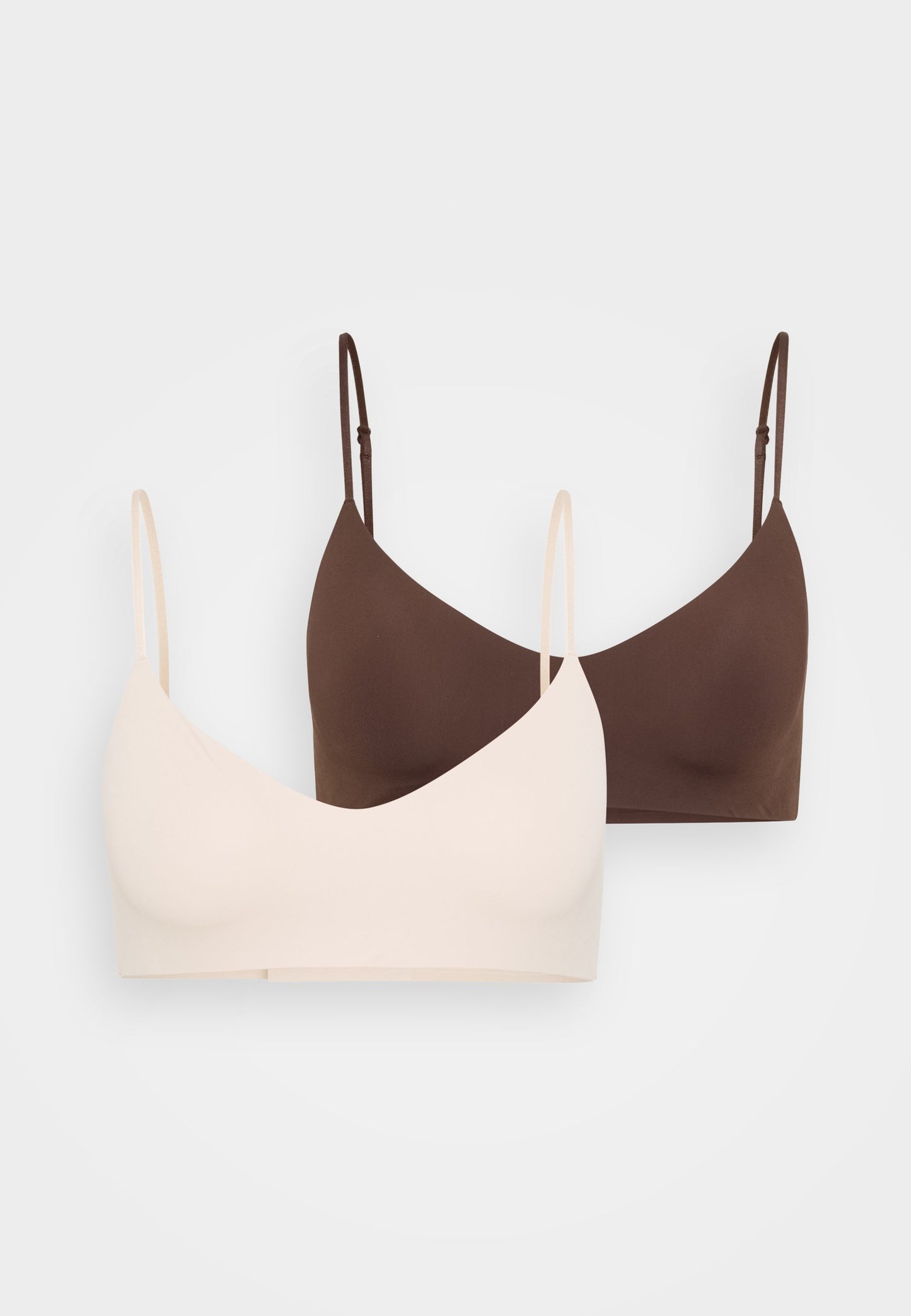 Anna Field 2PK SEAMLESS WIREFREE TSHIRT BRA - T-shirt Bra - Nude