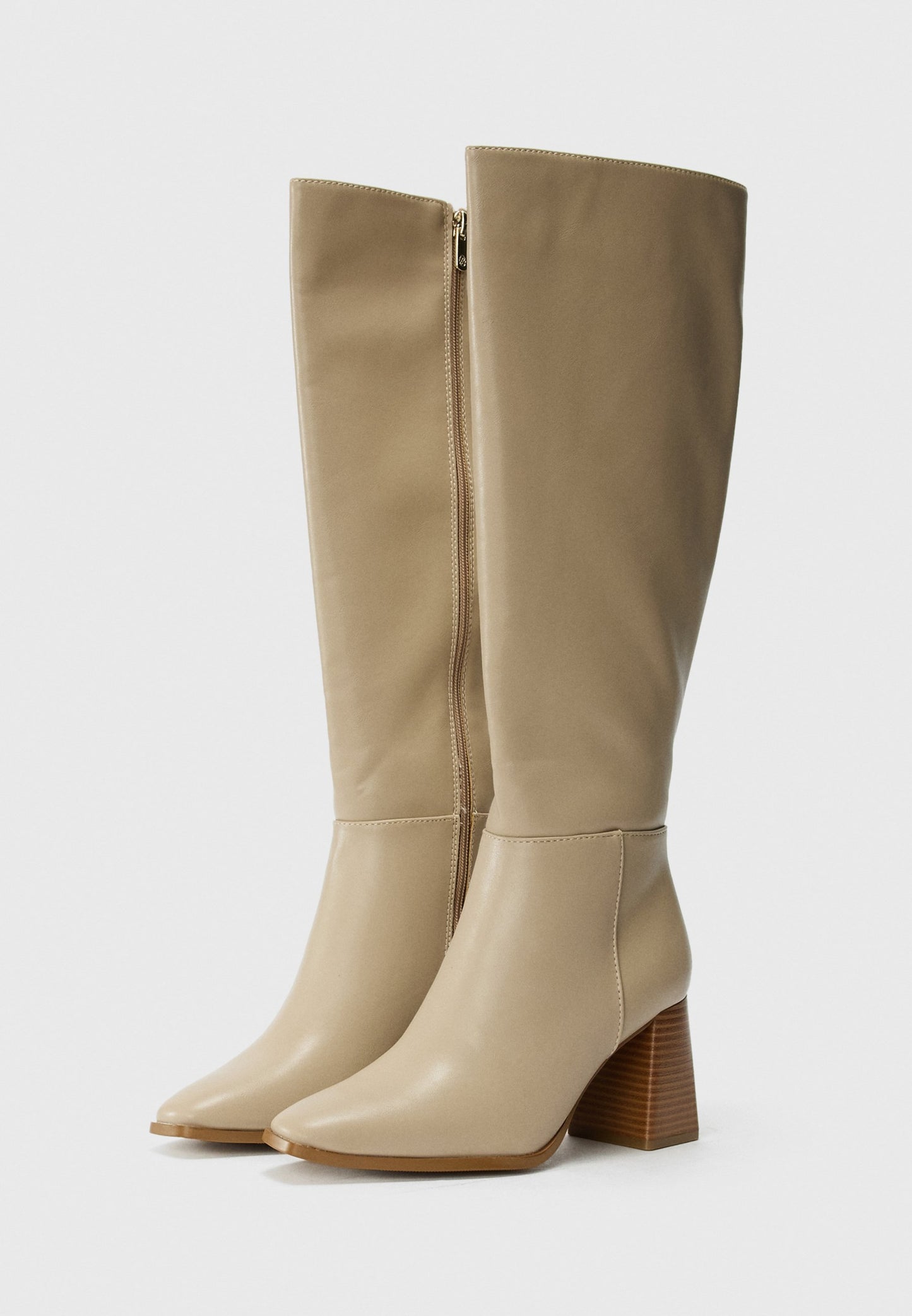 Anna Field High Heeled Boots - Camel