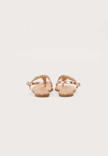  T-bar Sandals - Light Pink