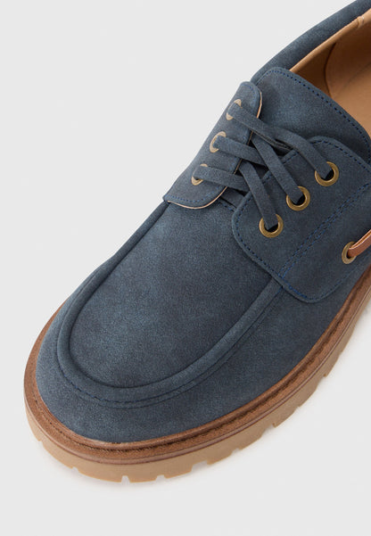 Anna Field Boat Shoes - Navy